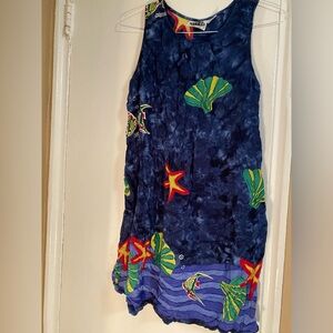 Beautiful blue summer dress. Perfect for day trips to the beach. Meant To Be.